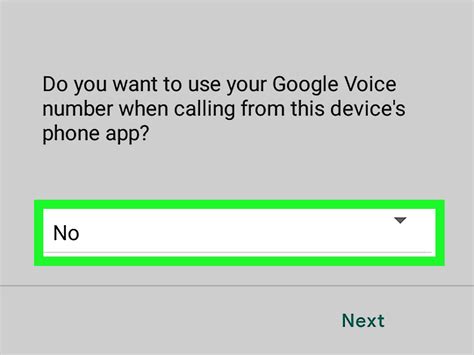 Set up Google Voice .